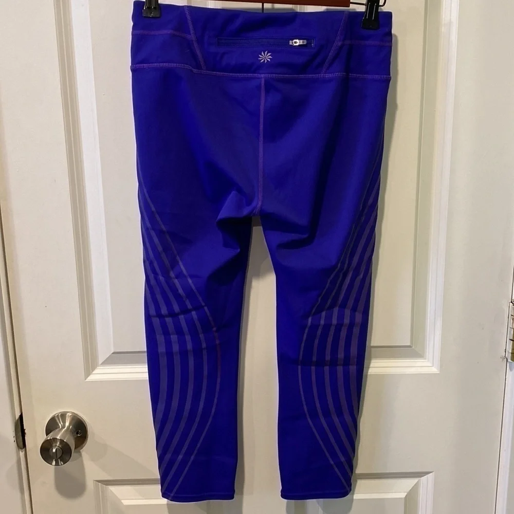 Athleta Sonar Reflective Gel Crop Leggings